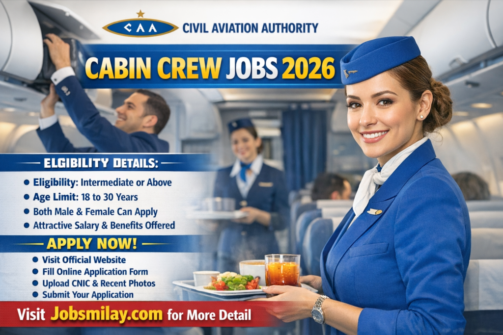 Cabin Crew Jobs 2026 – Latest Advertisement | Online Apply Now