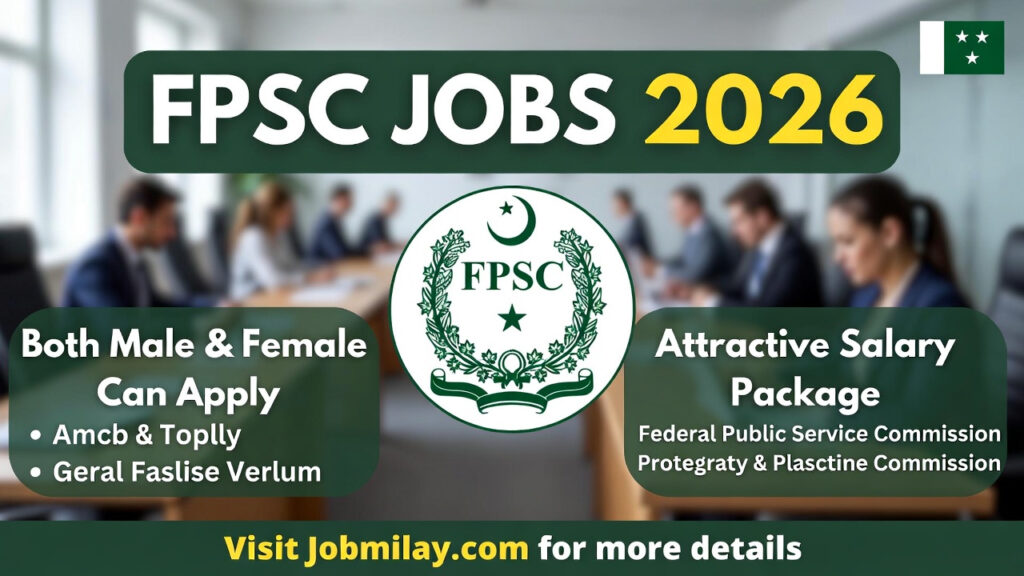 FPSC Jobs 2026 – Online Apply Now | Latest Advertisement