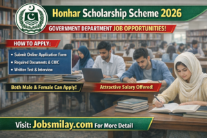 Honhar Scholarship Scheme 2026 | Online Apply Now – Advertisement and Eligibility Details