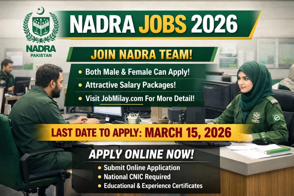 NADRA Jobs 2026 Online Apply – Latest Advertisement, Eligibility & Application Process