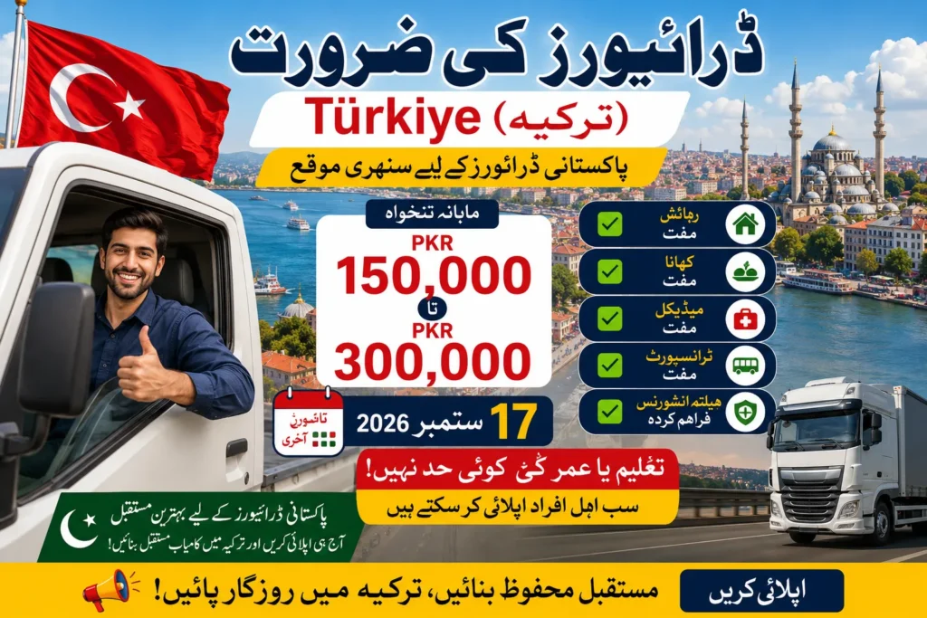Drivers Required in Türkiye