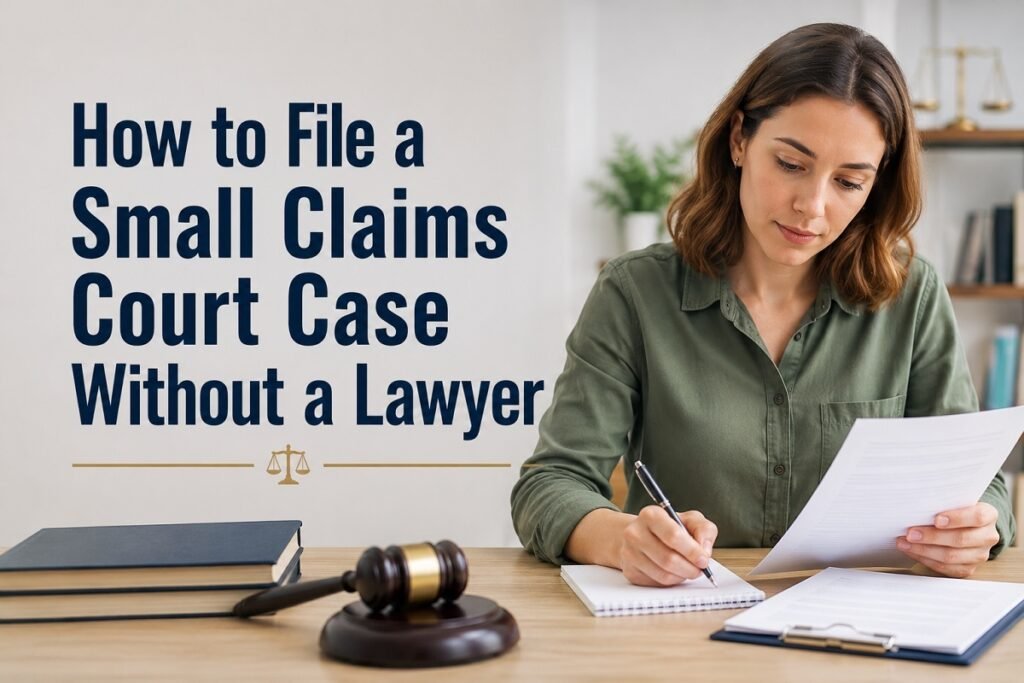 small claims court filing